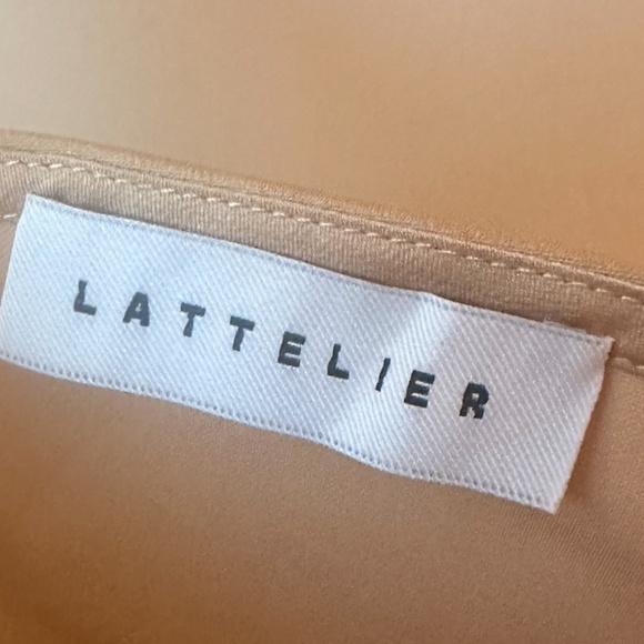 NWT - Lattelier Slip Cami Midi Dress, Colour Light Camel, Size XS - Picture 4 of 10